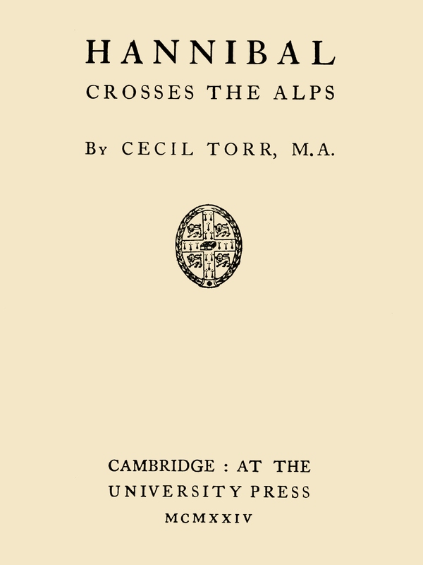 Hannibal Crosses the Alps
