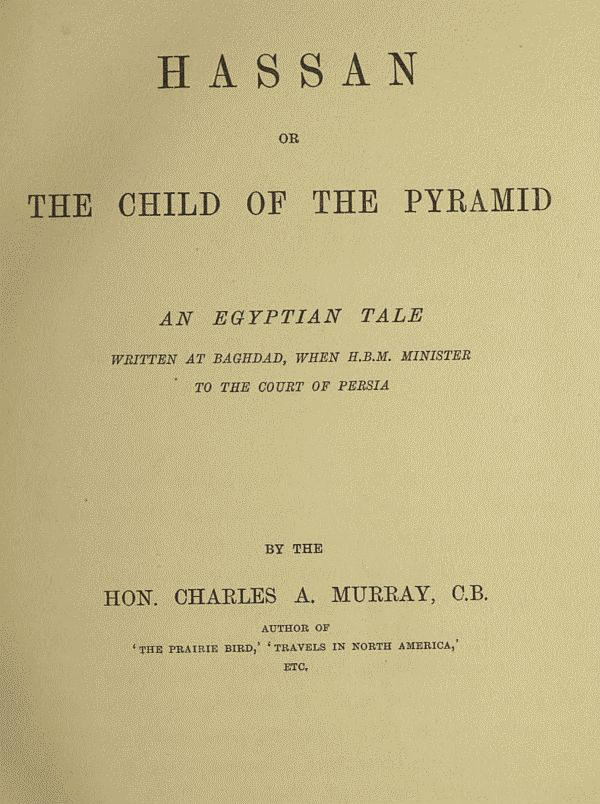 Hassan or Child of the Pyramid