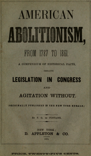 History of American Abolitionism