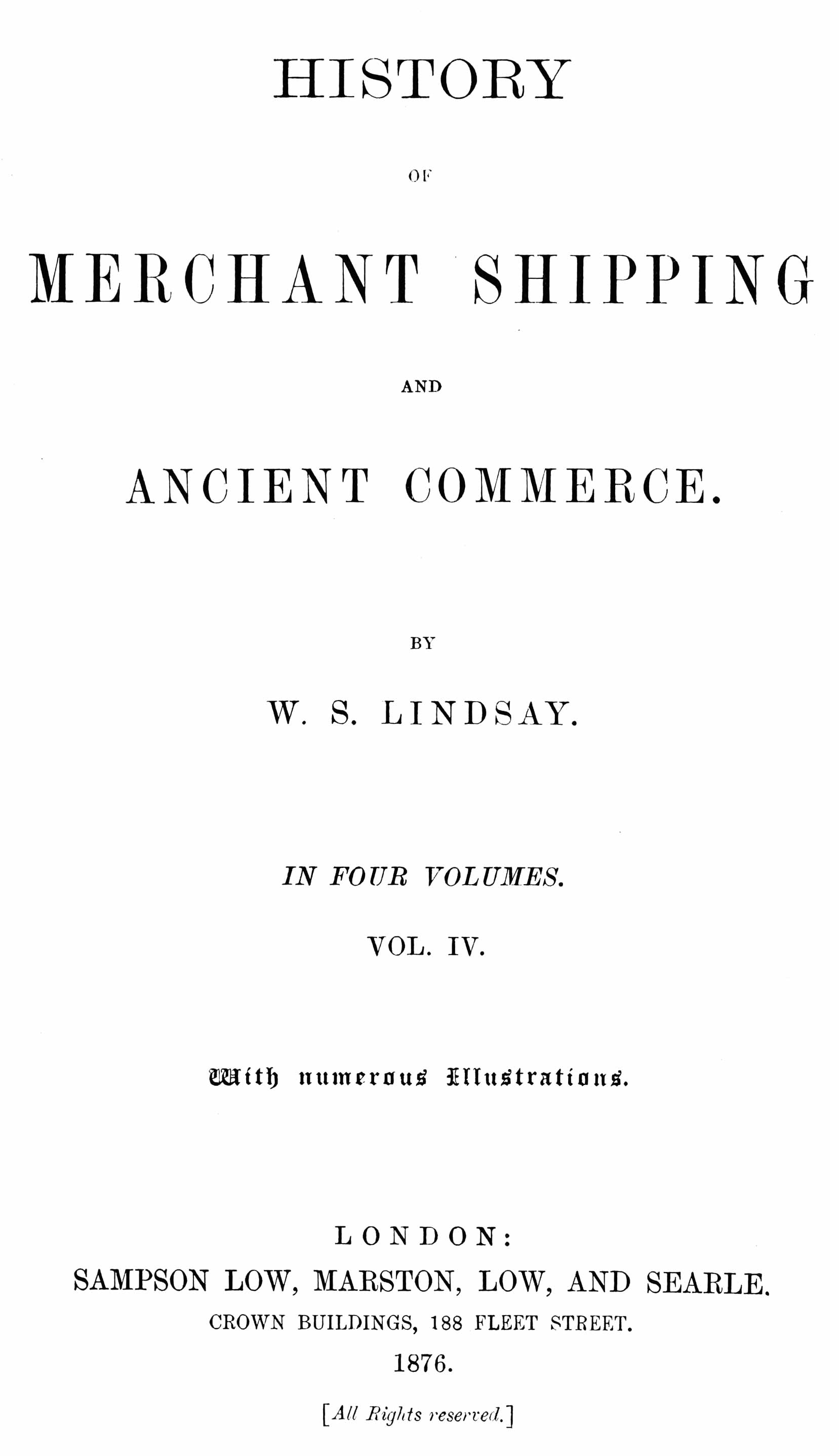 History of Merchant Shipping And Ancient Commerce, Volume 4