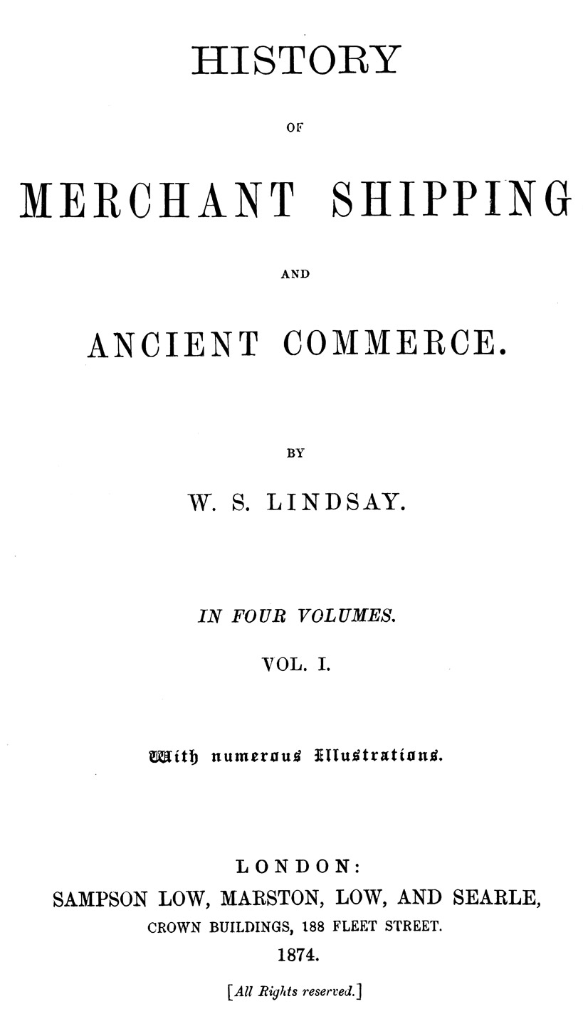 History Of Merchant Shipping And Ancient Commerce