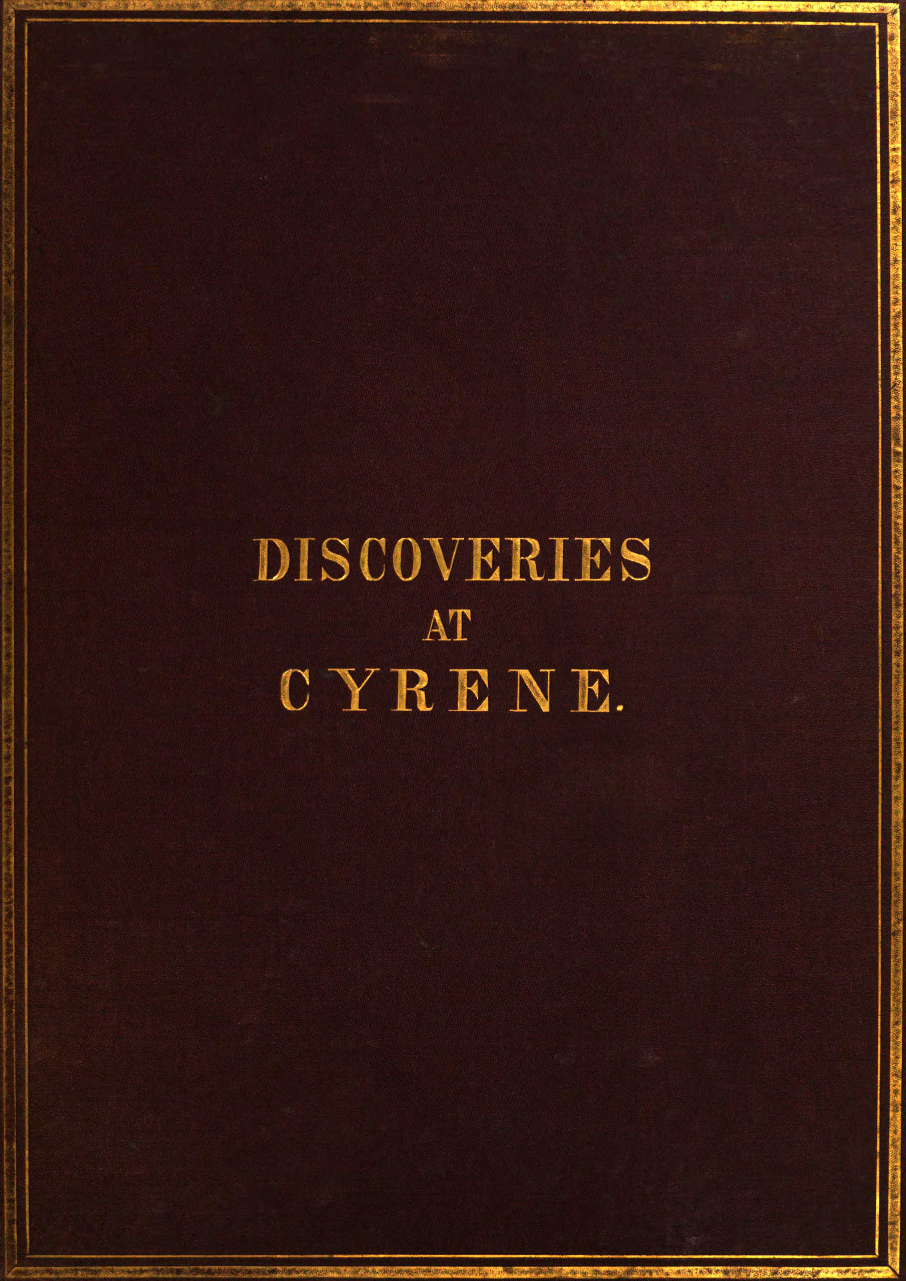 History of the recent discoveries at Cyrene