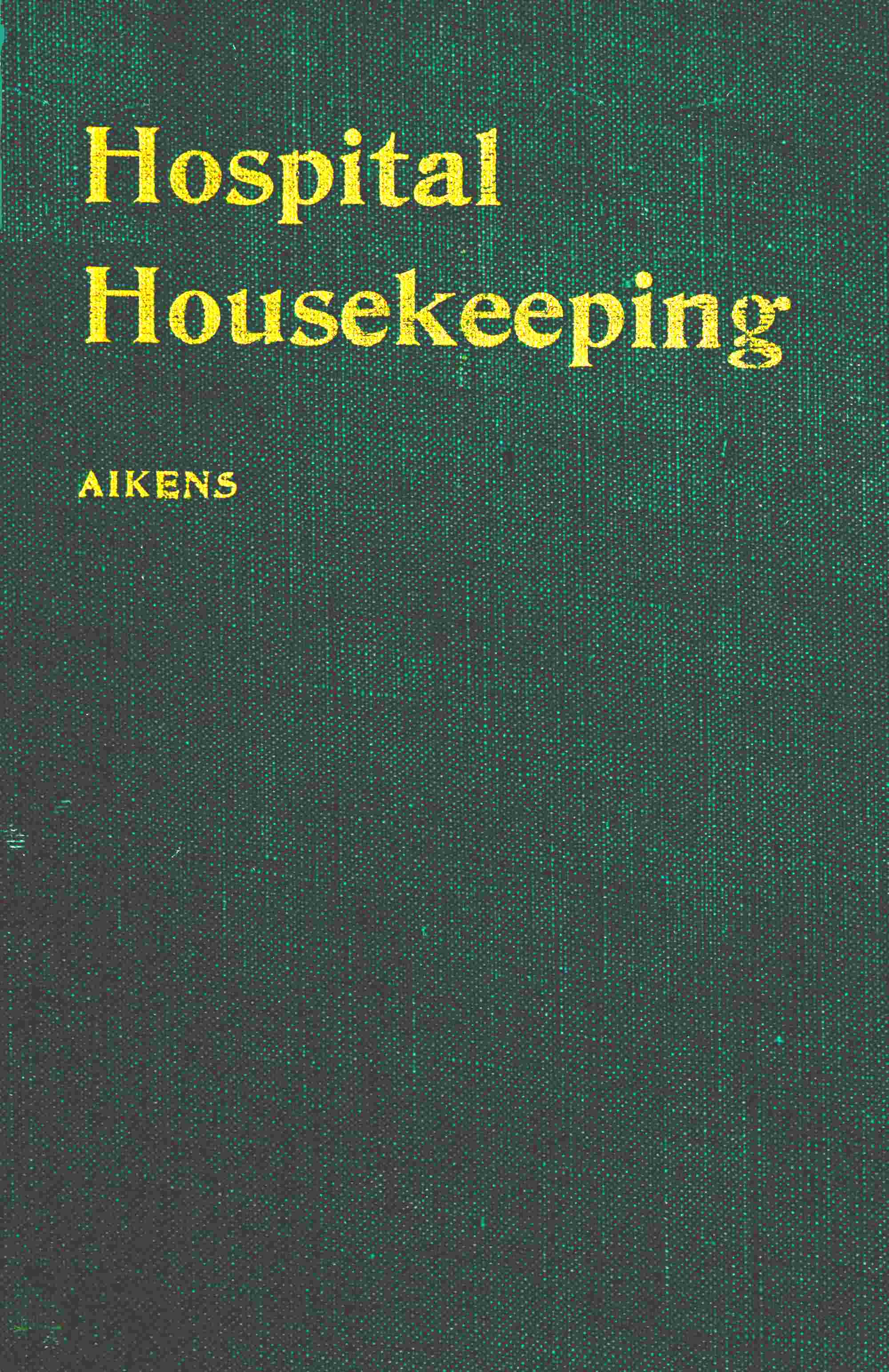 Hospital Housekeeping