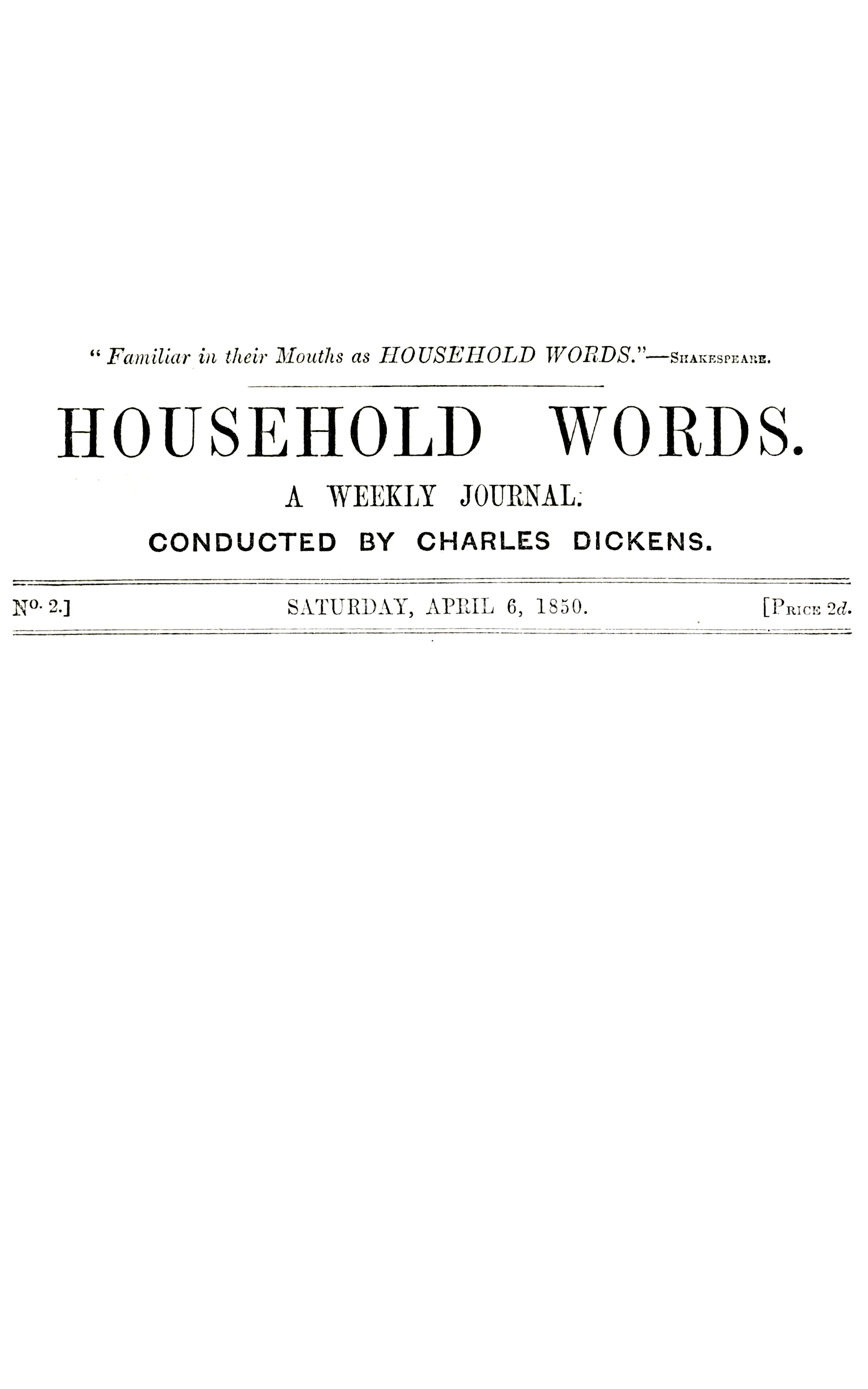 HOUSEHOLD WORDS