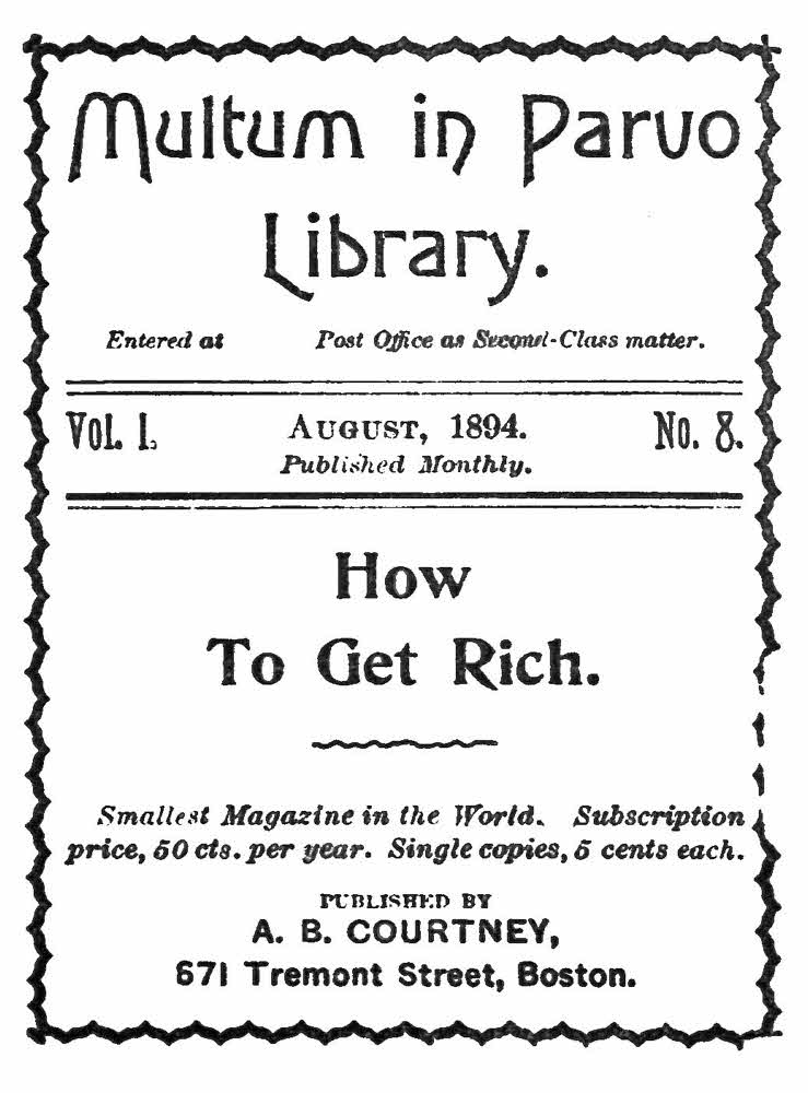 How to Get Rich