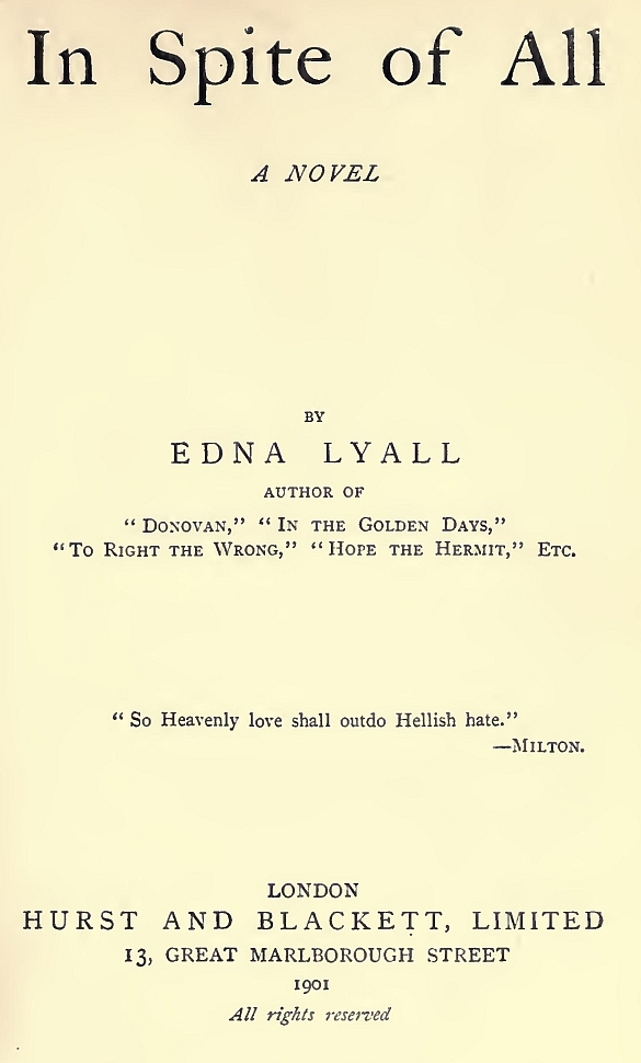In Spite of All
