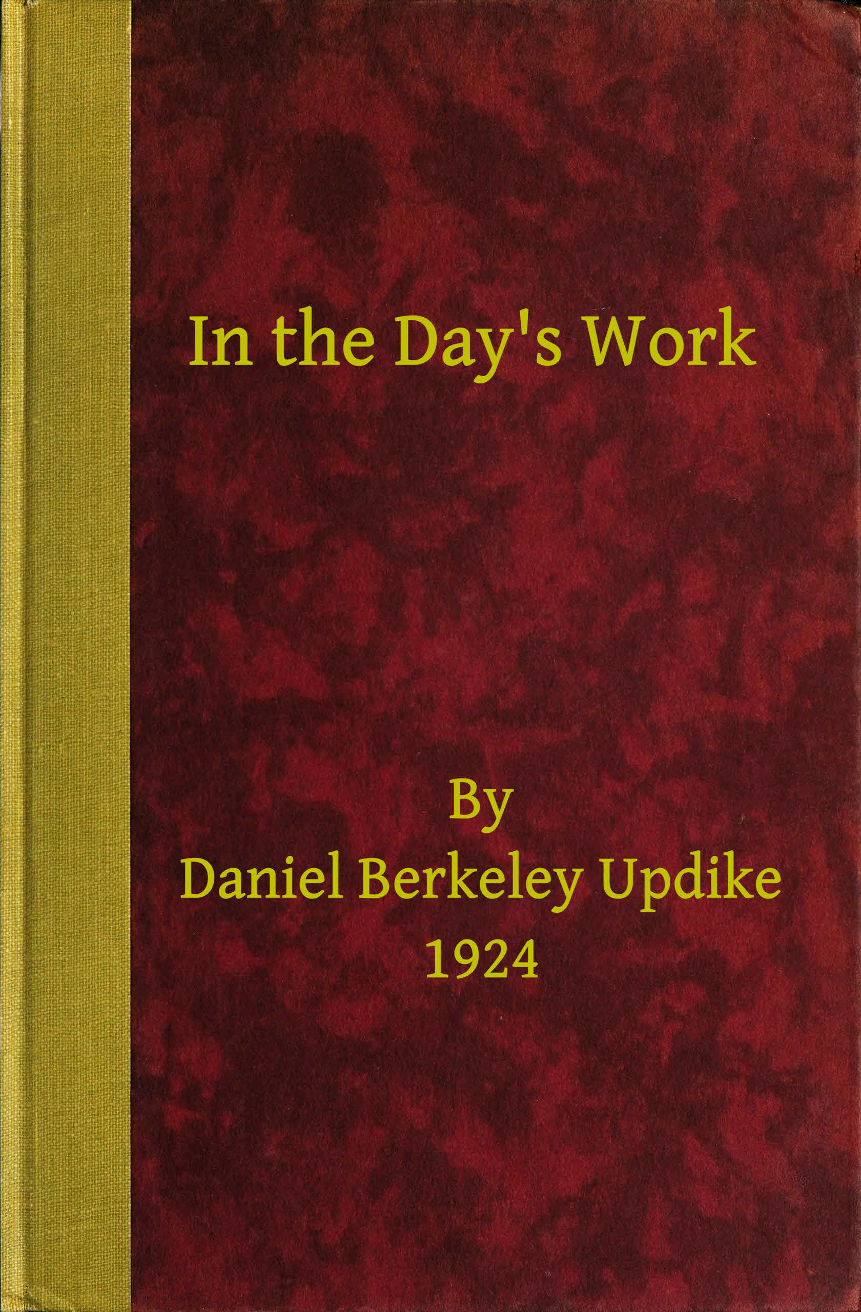 In the Day’s Work