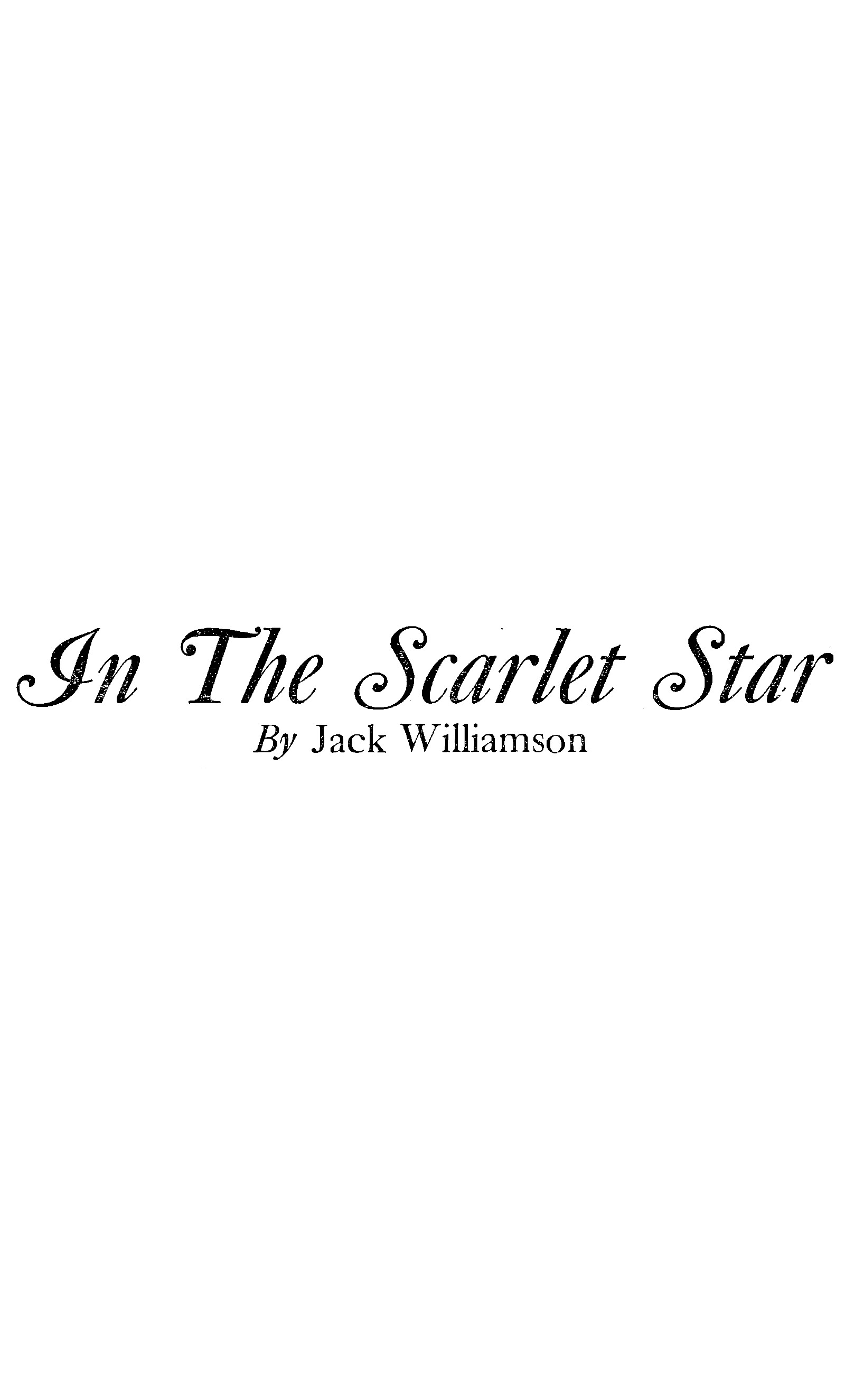 In the Scarlet Star