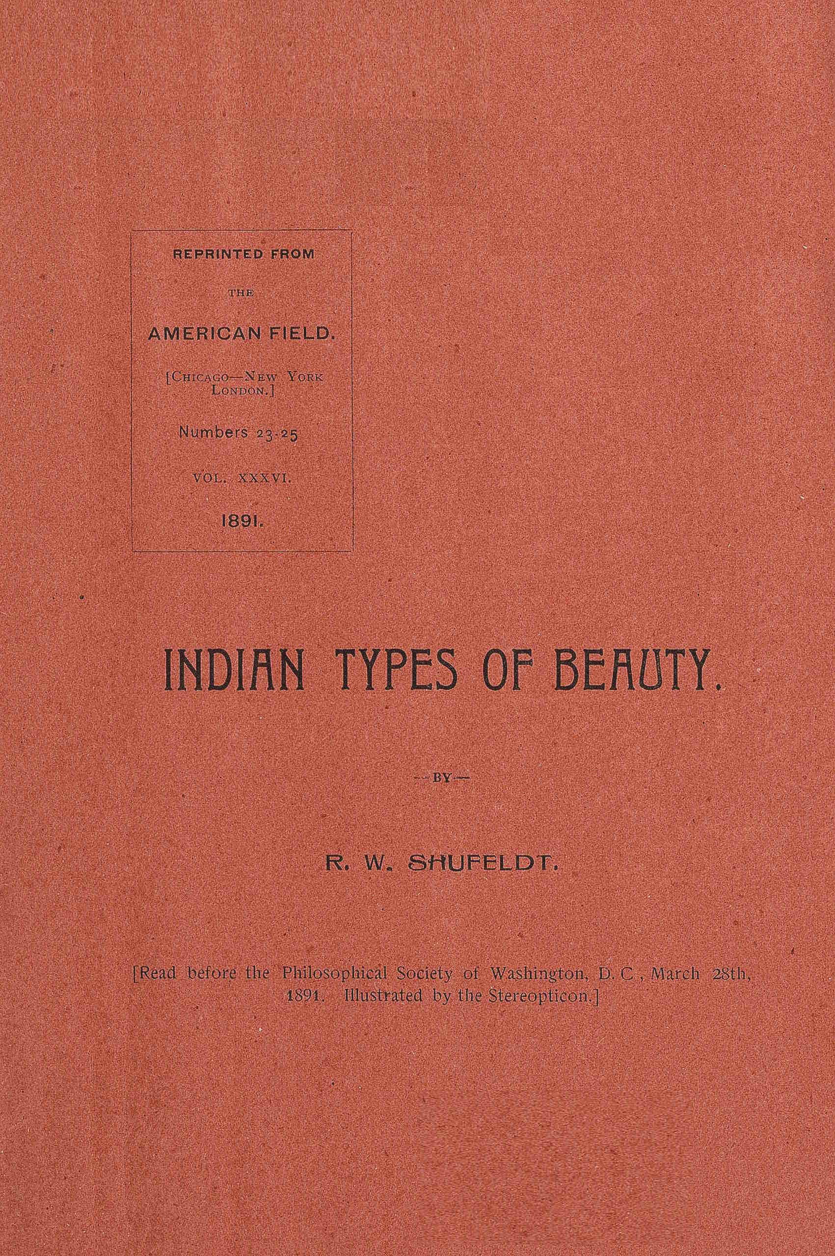Indian Types of Beauty