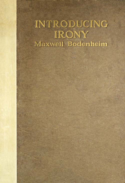 Introducing Irony