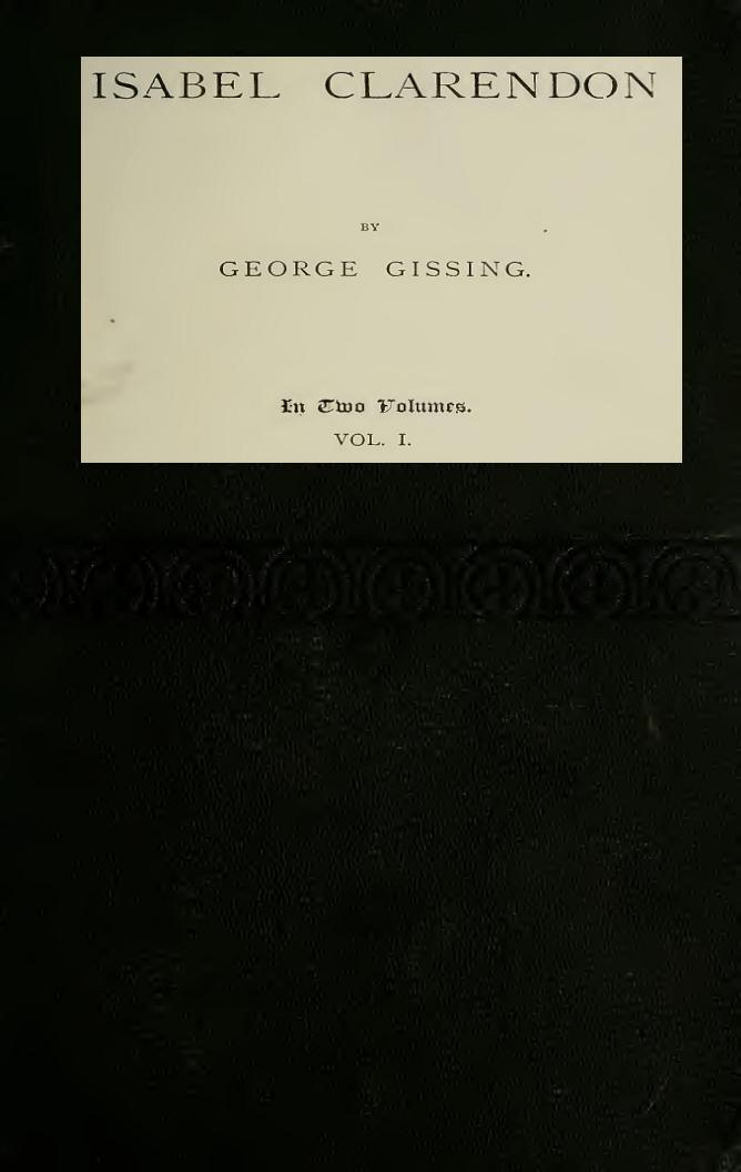 Isabel Clarendon, Vol. I (of II)