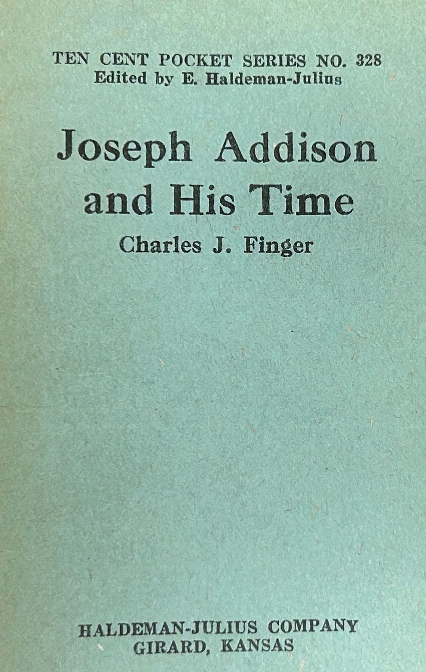 Joseph Addison and his time