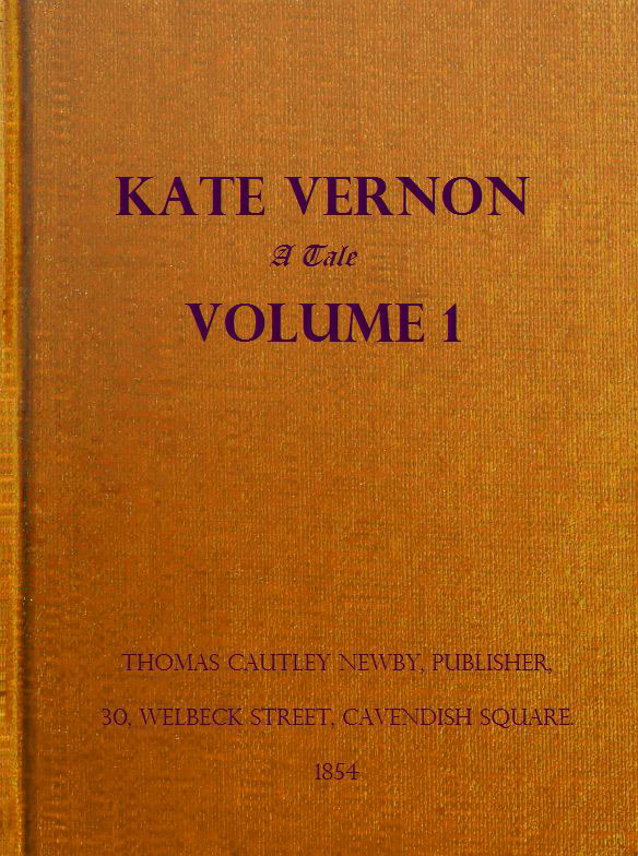 Kate Vernon, Volume 1