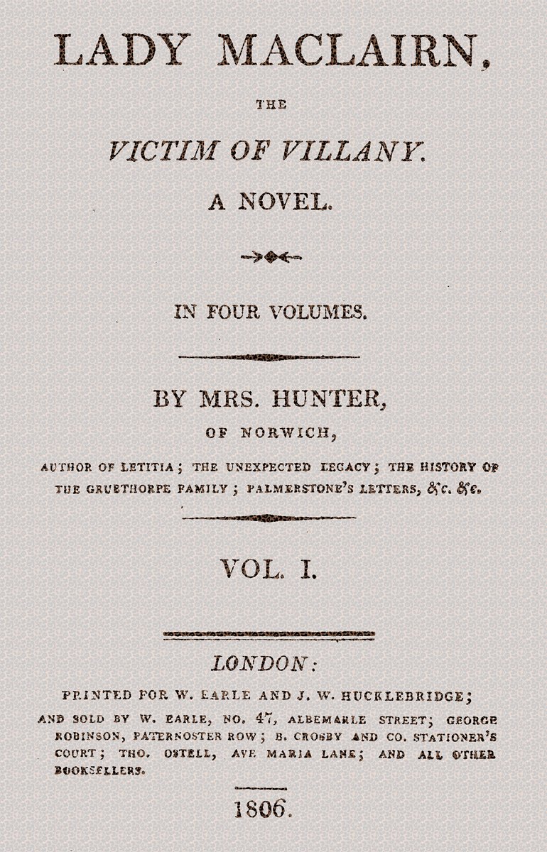 Lady Maclairn, Vol. 1 of 4, by Mrs. Hunter