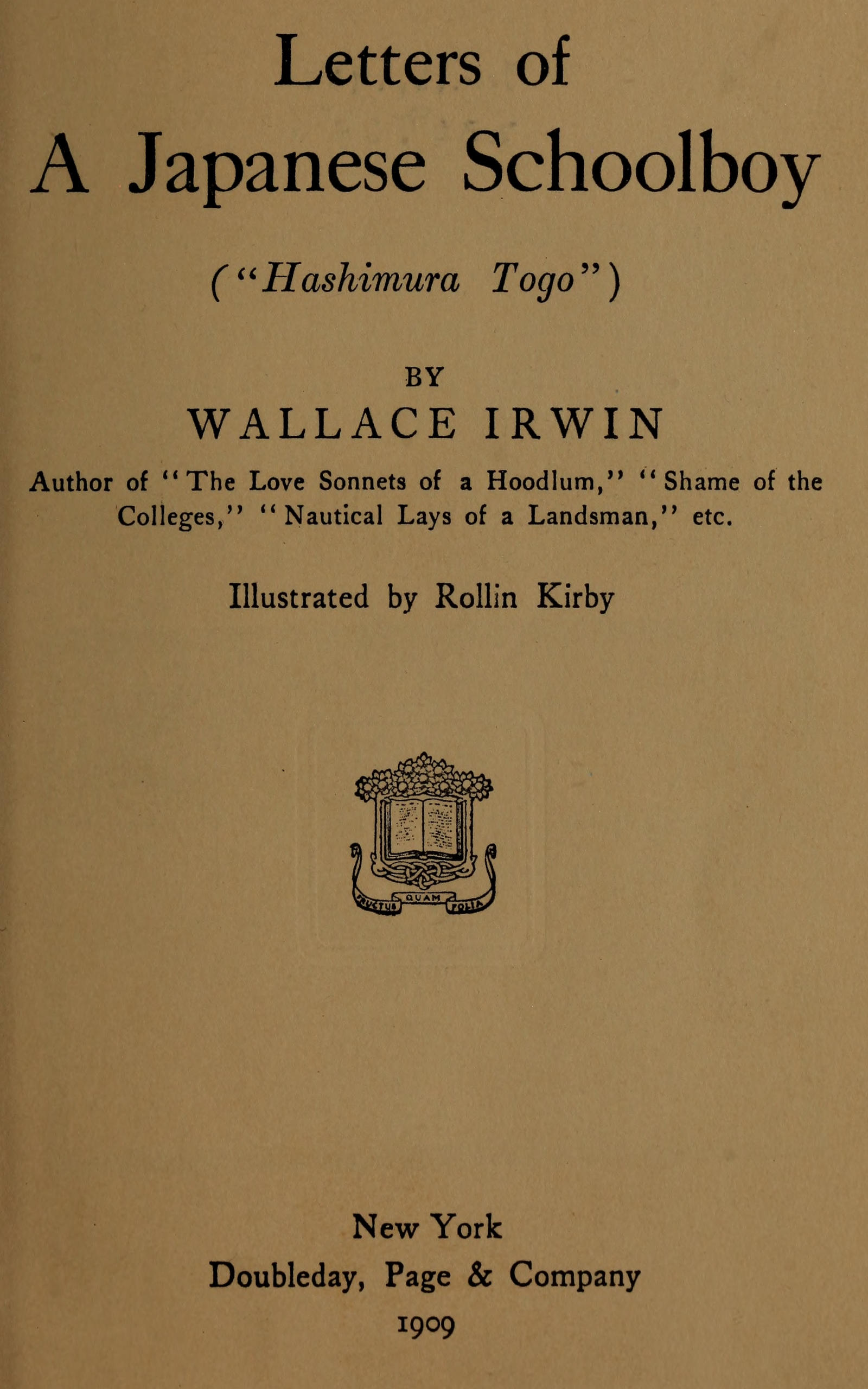 Letters of a Japanese Schoolboy