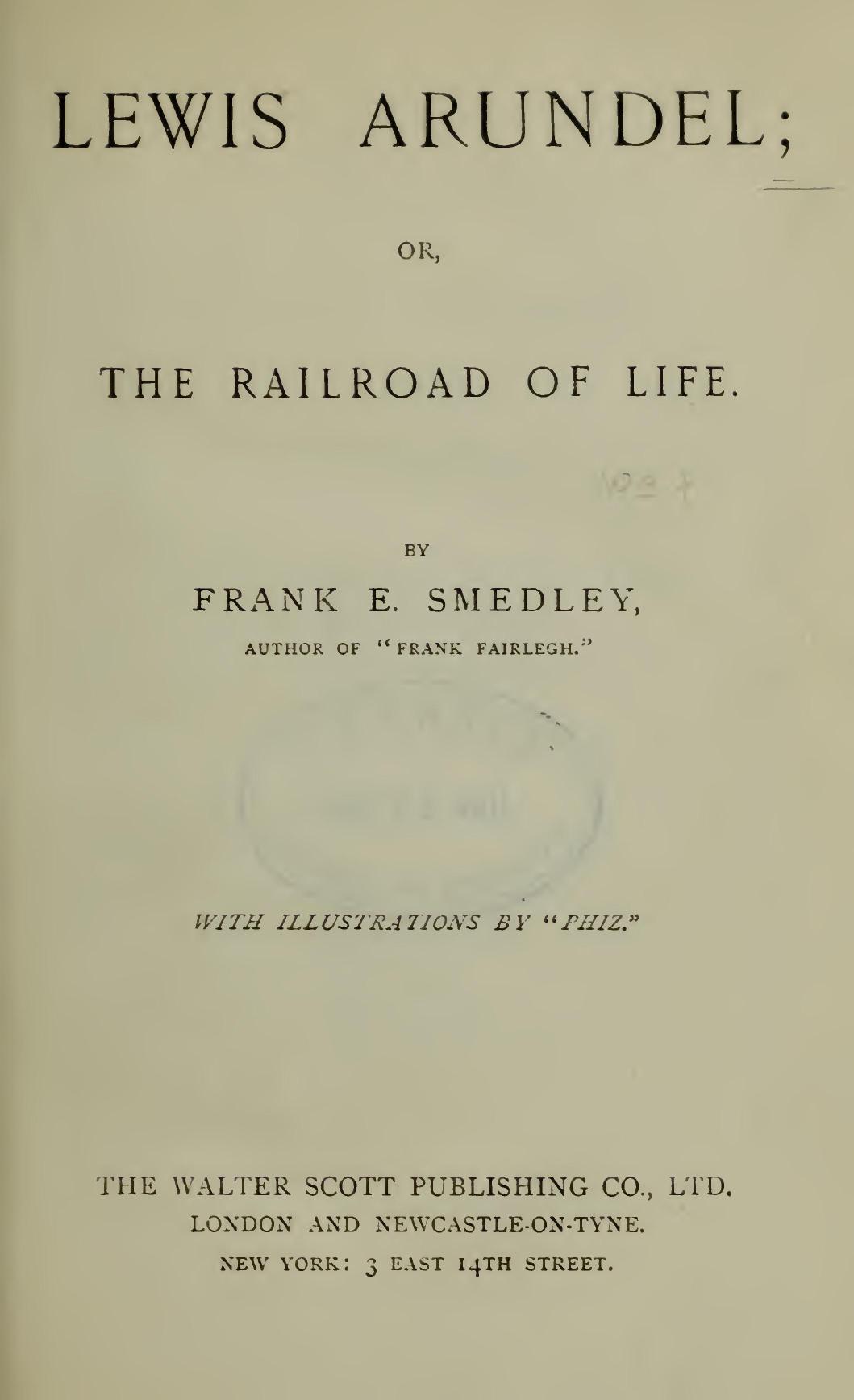 Lewis Arundel, by Frank E. Smedley
