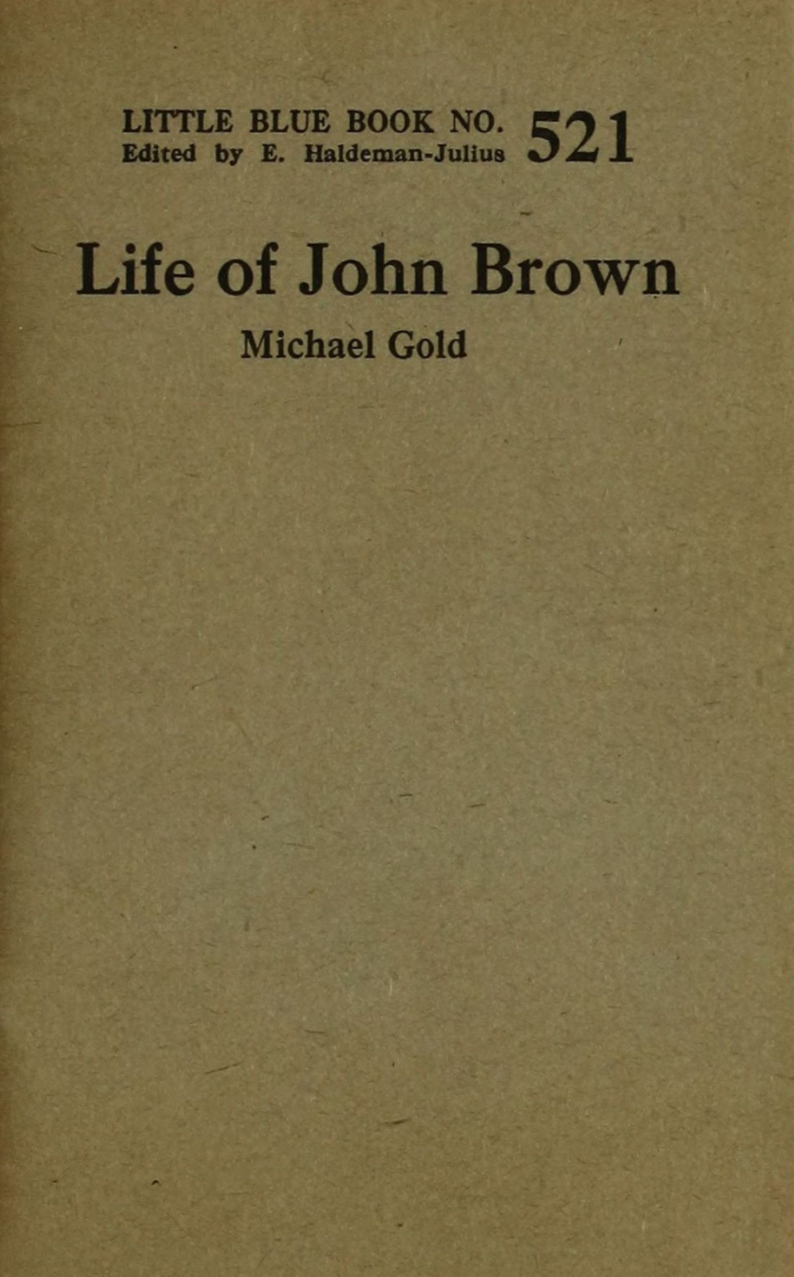 Life of John Brown