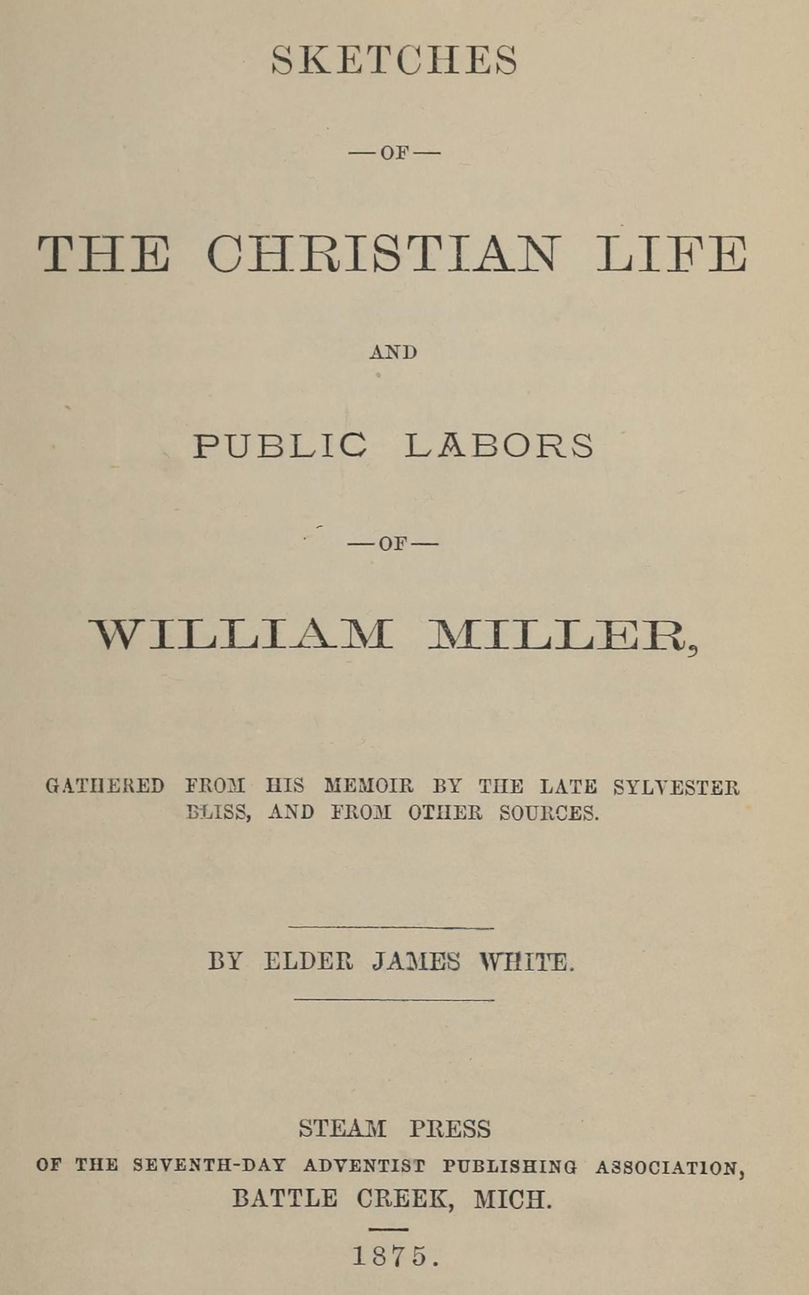 Life of William Miller