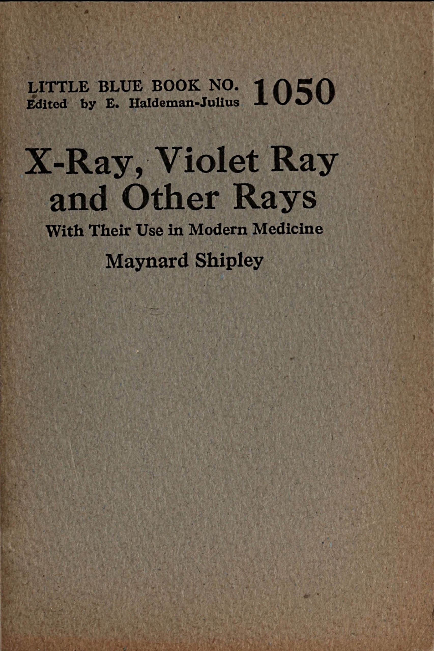 Little Blue Book No. 1050