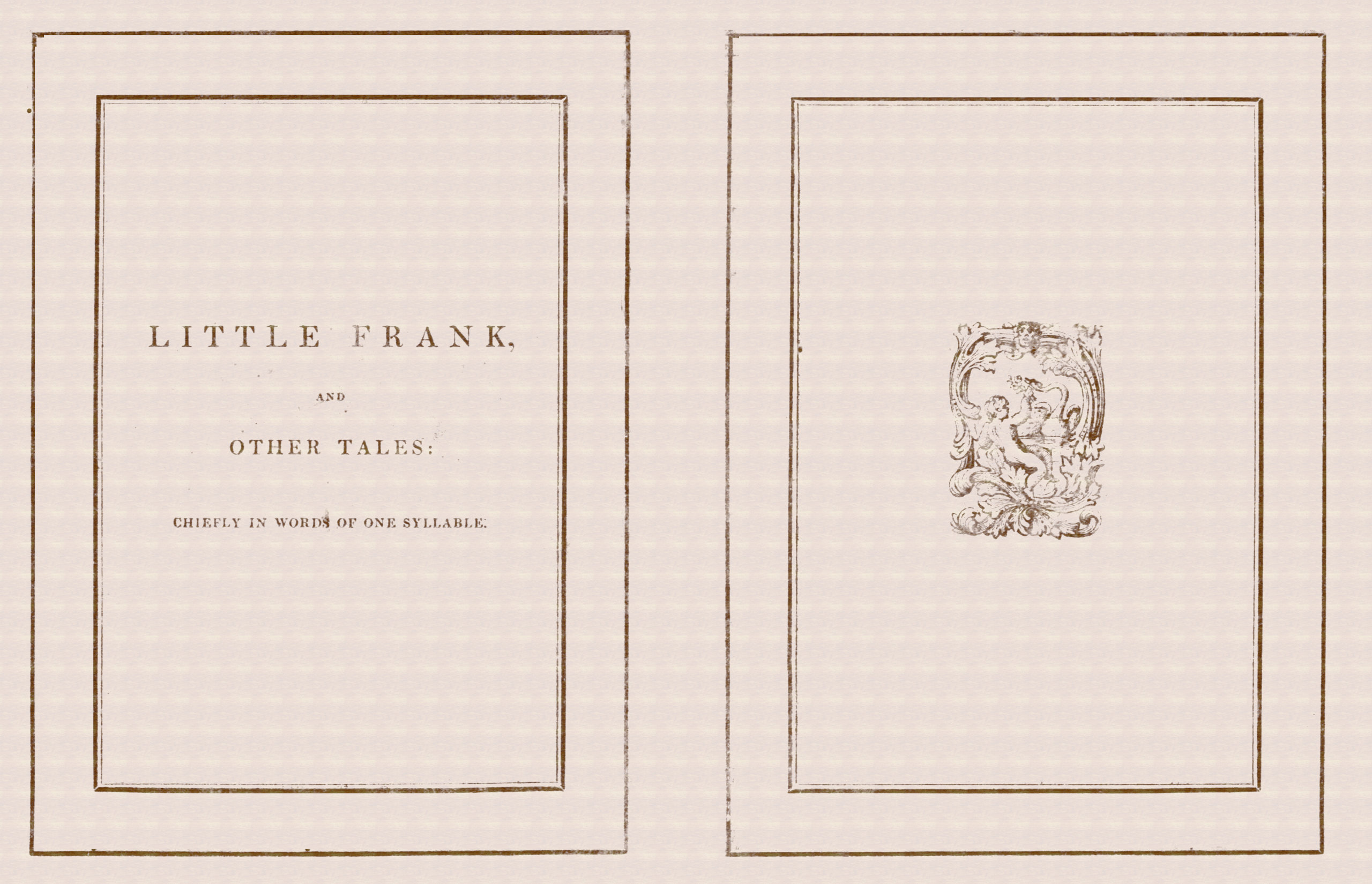 Little Frank and Other Tales