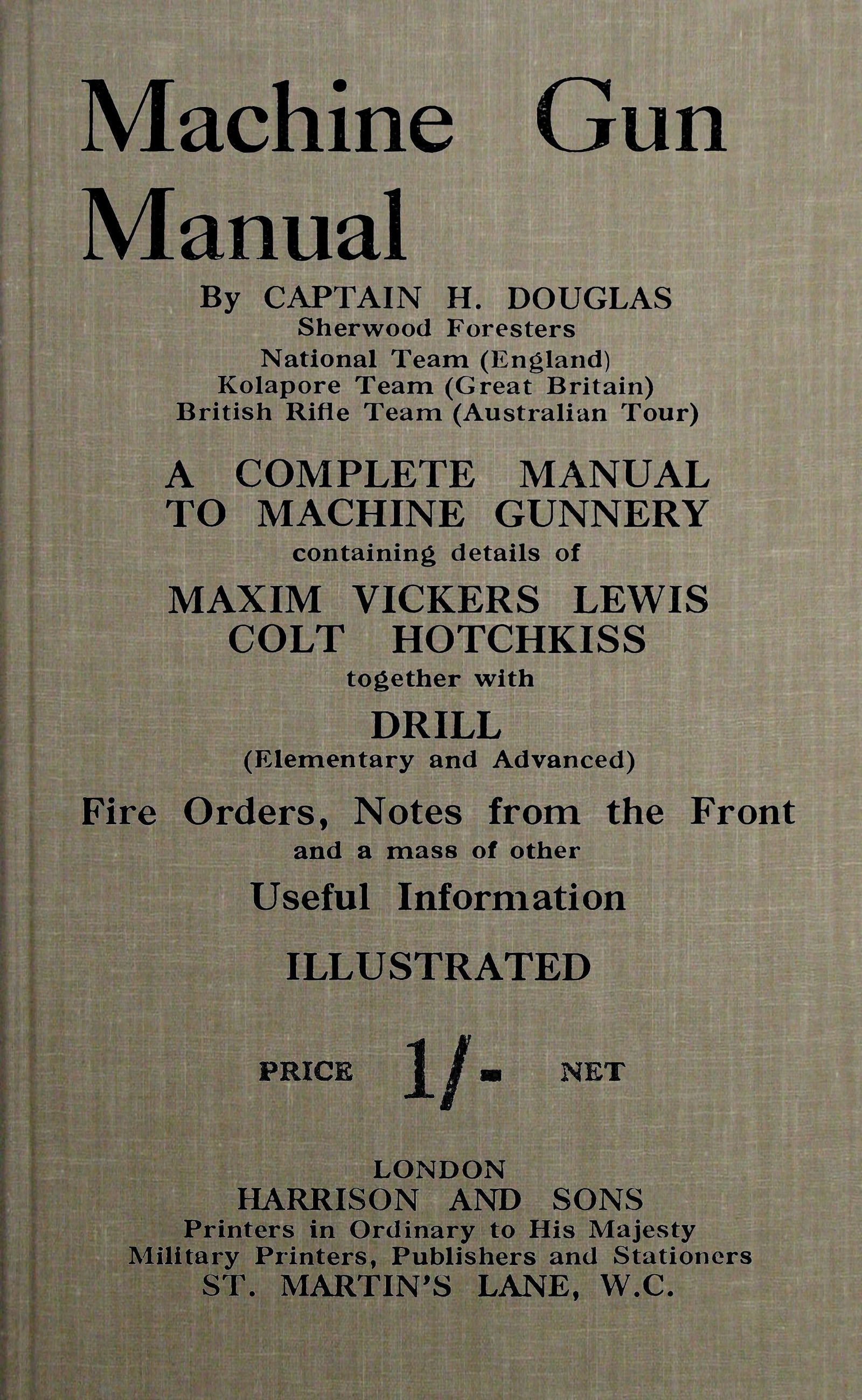 Machine Gun Manual