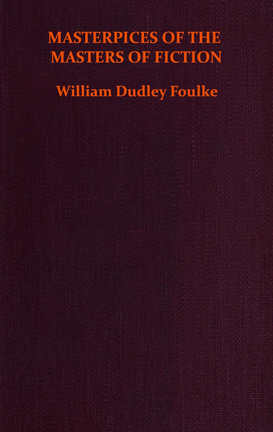 Masterpieces of the Masters of Fiction