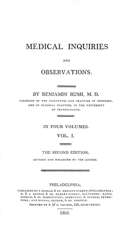Medical Inquiries and Observations, Vol. I (of 4)