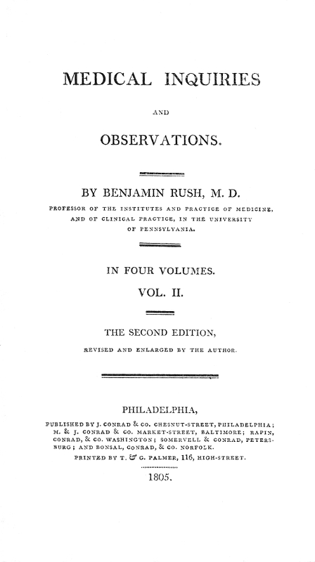 Medical Inquiries and Observations, Vol. II (of 4)