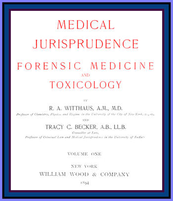 Medical jurisprudence, forensic medicine and toxicology - vol 1 of 4