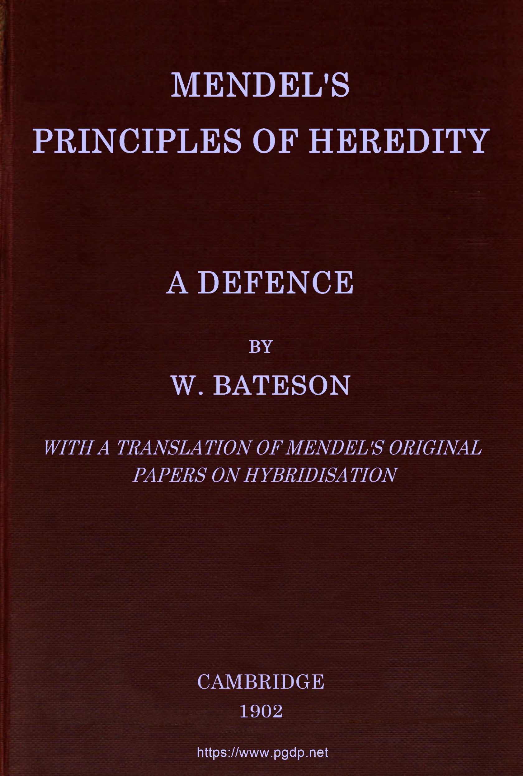 Mendel's principles of heredity