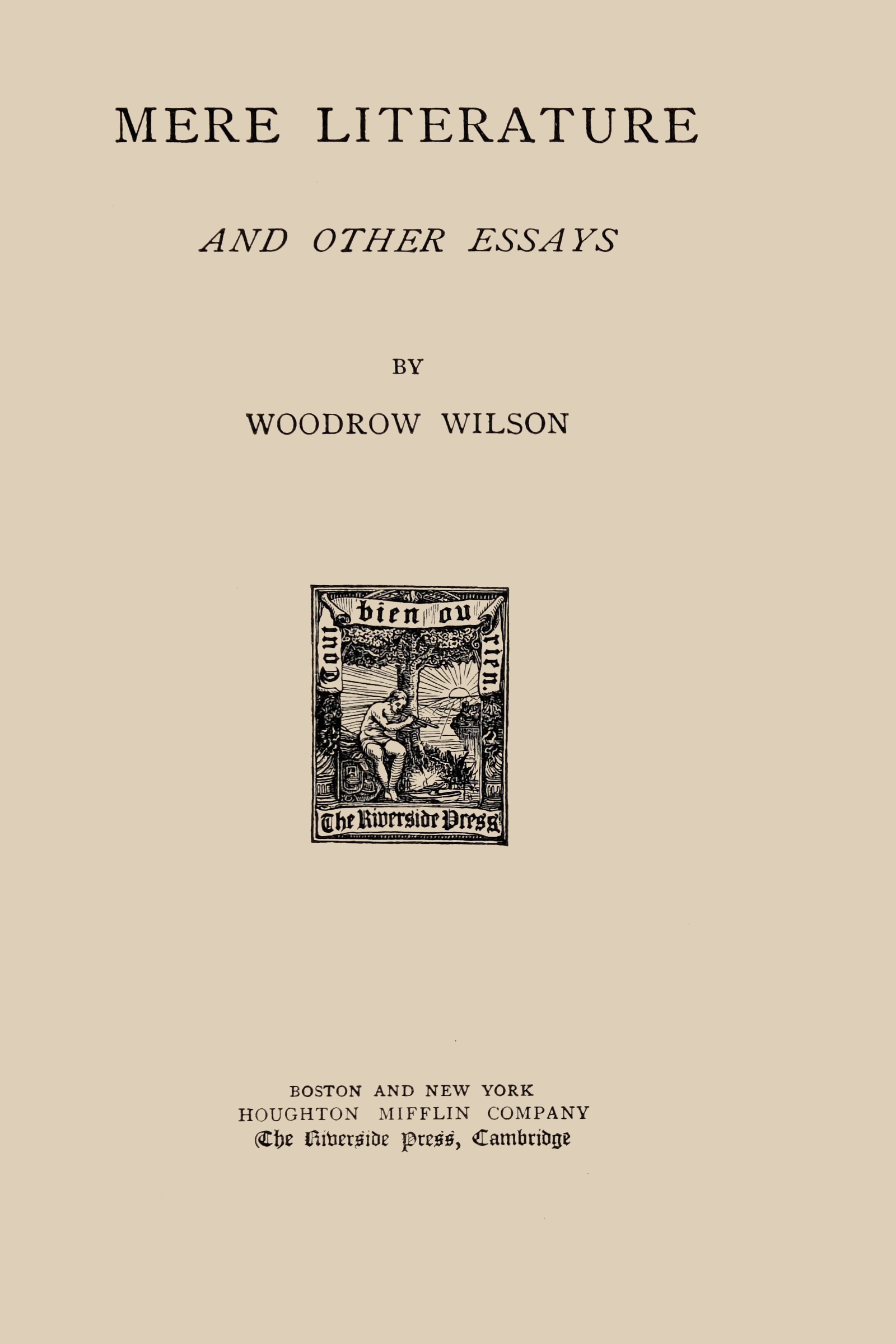 Mere Literature