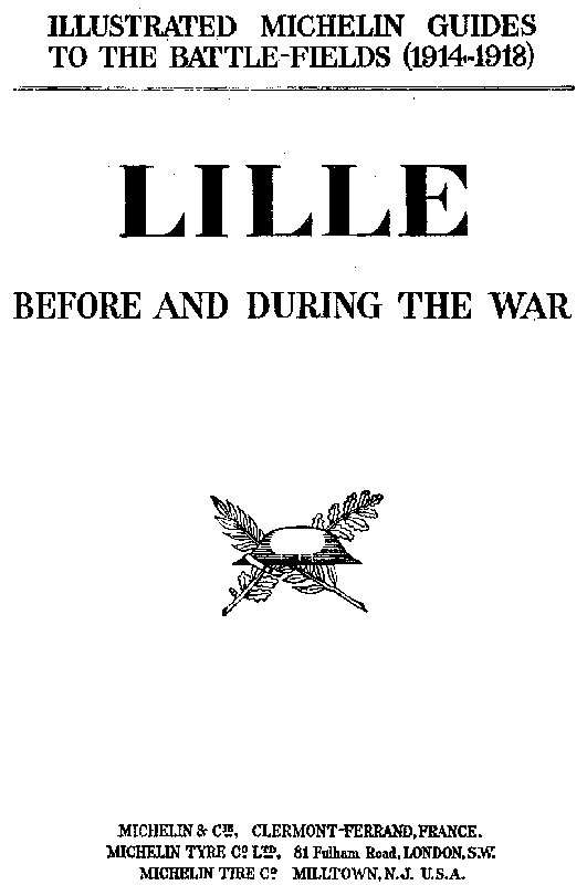 Michelin Guide - Lille Before and During the War