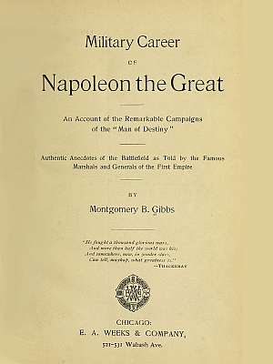 Military Career of Napoleon the Great