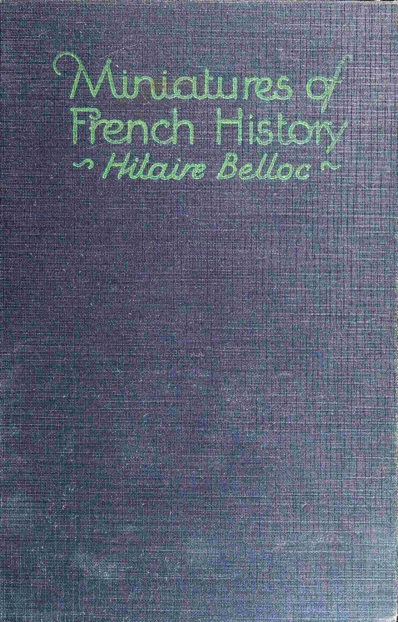Miniatures of french history