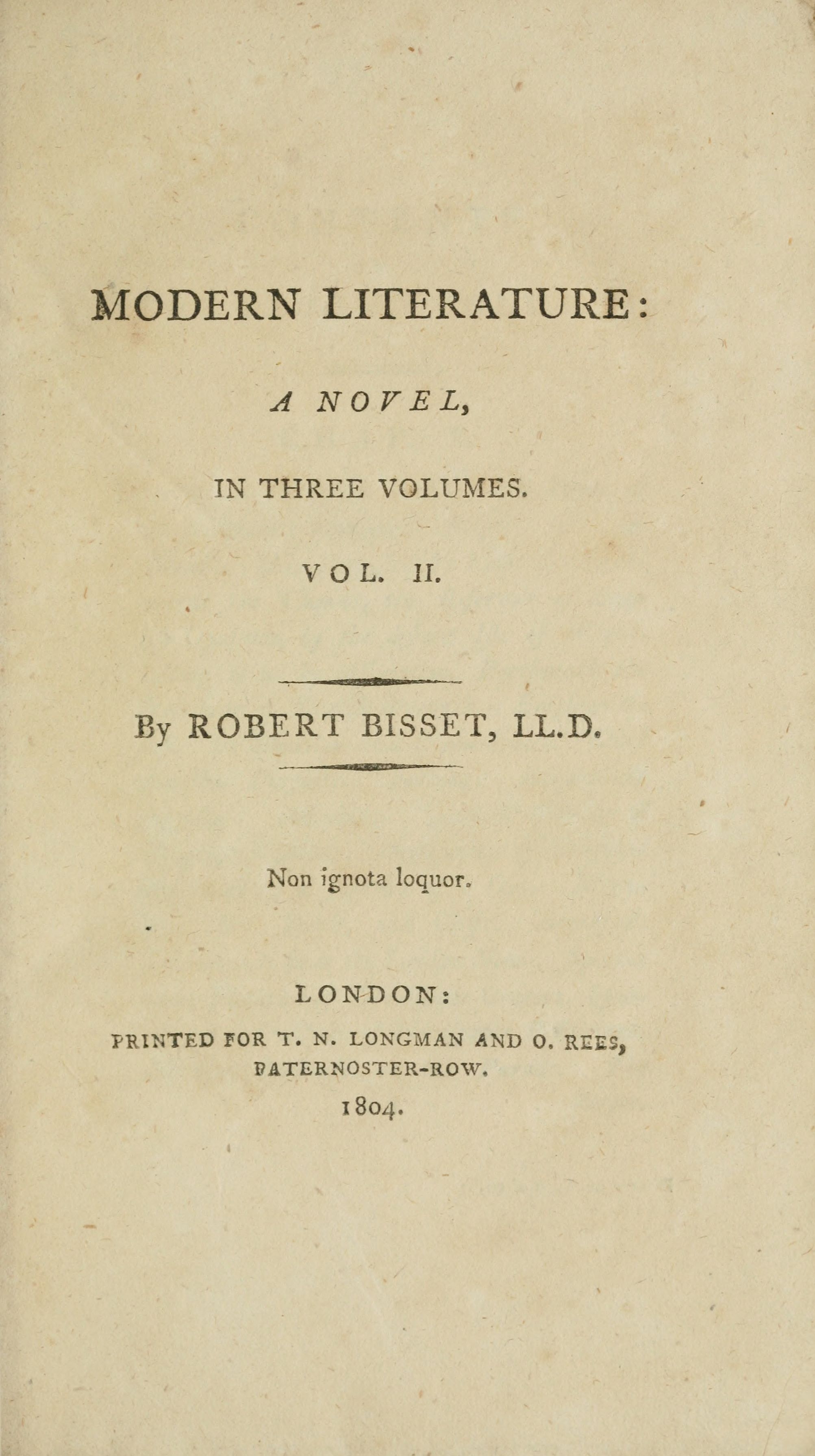 Modern literature
