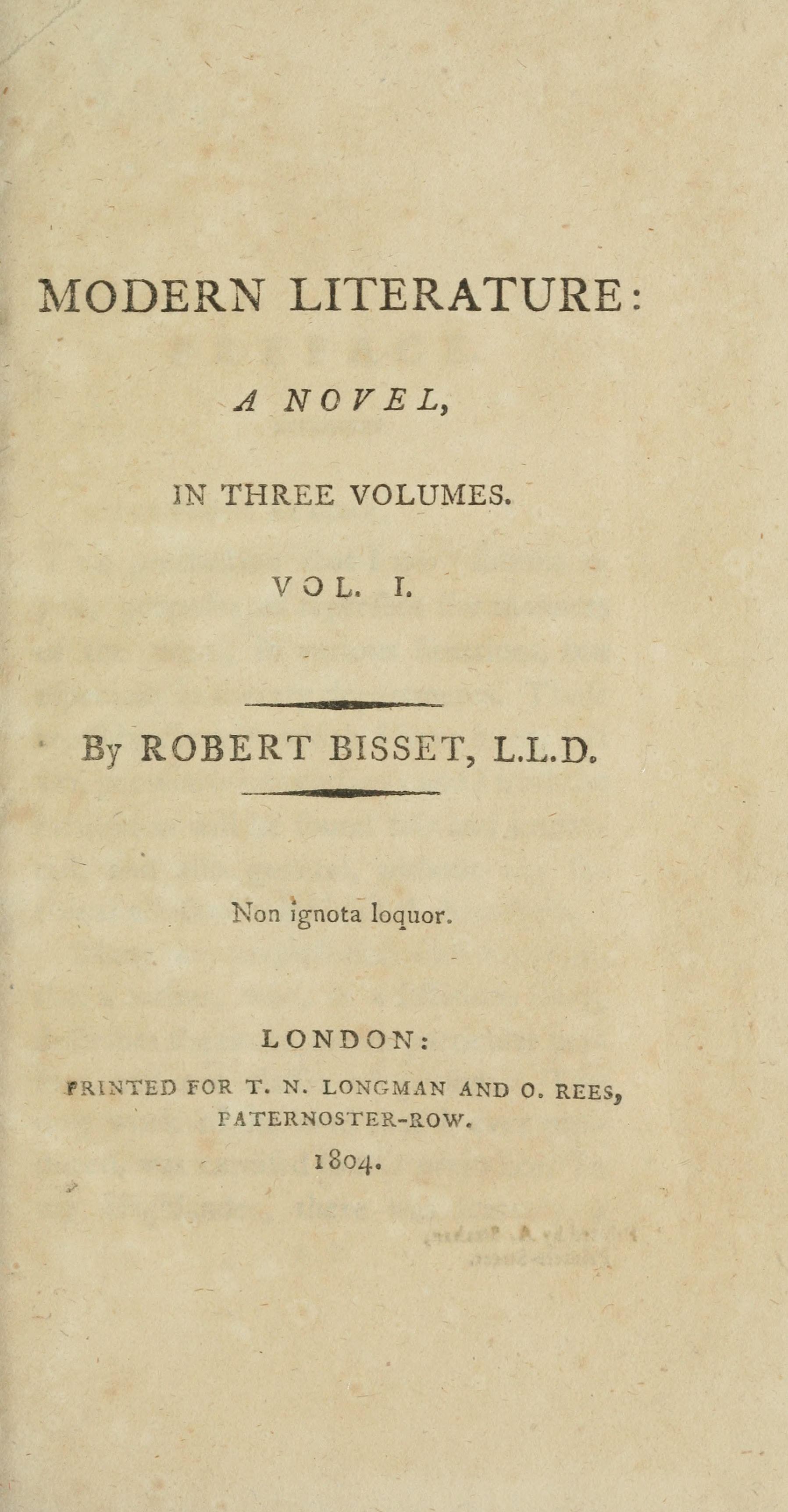 Modern literature