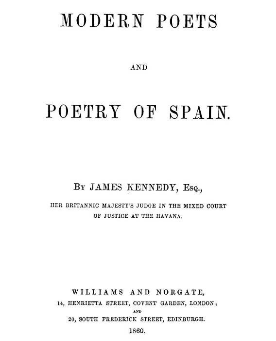 Modern Poets and Poetry of Spain