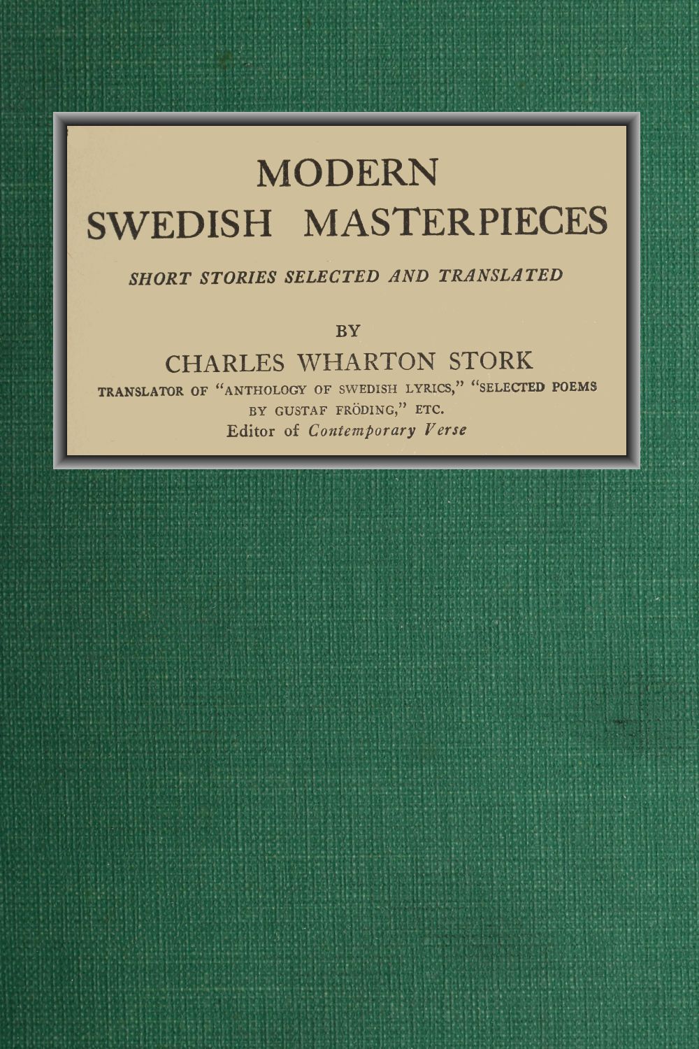 Modern Swedish Masterpieces