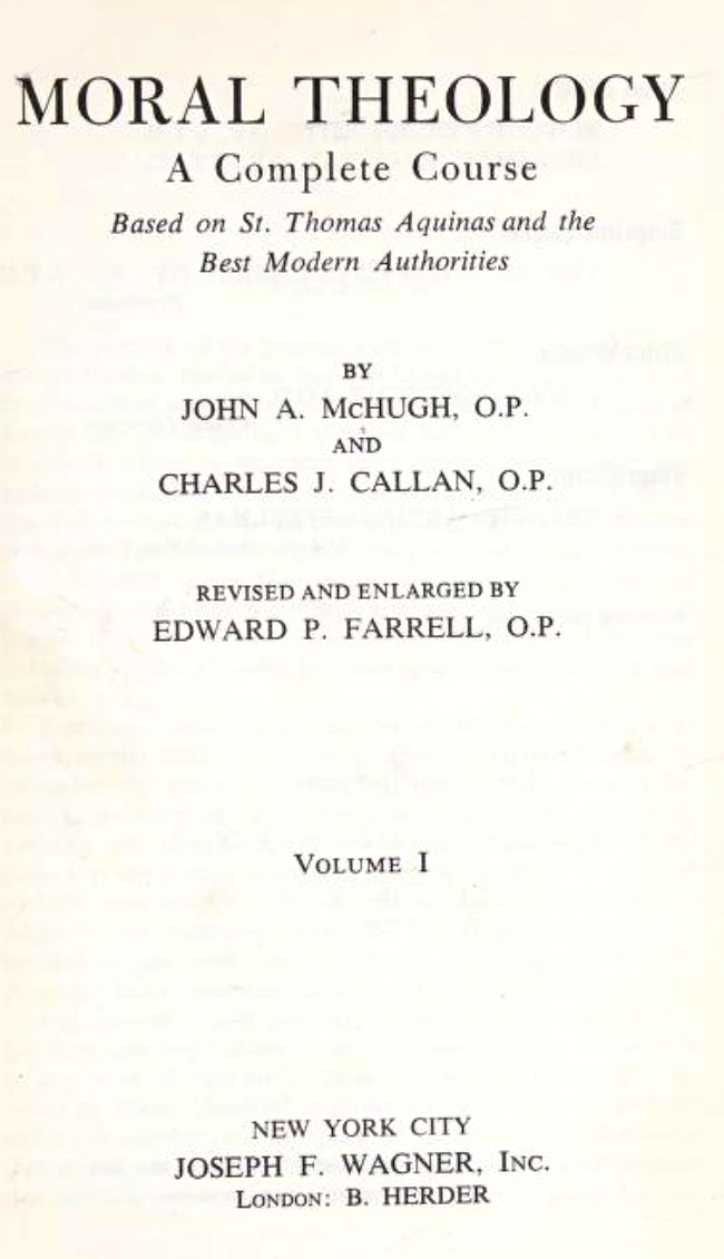 Moral Theology