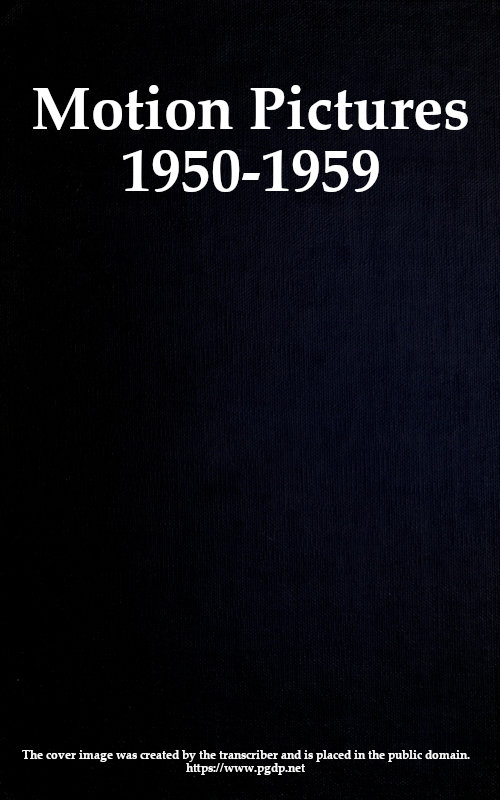 Motion Pictures 1950-1959