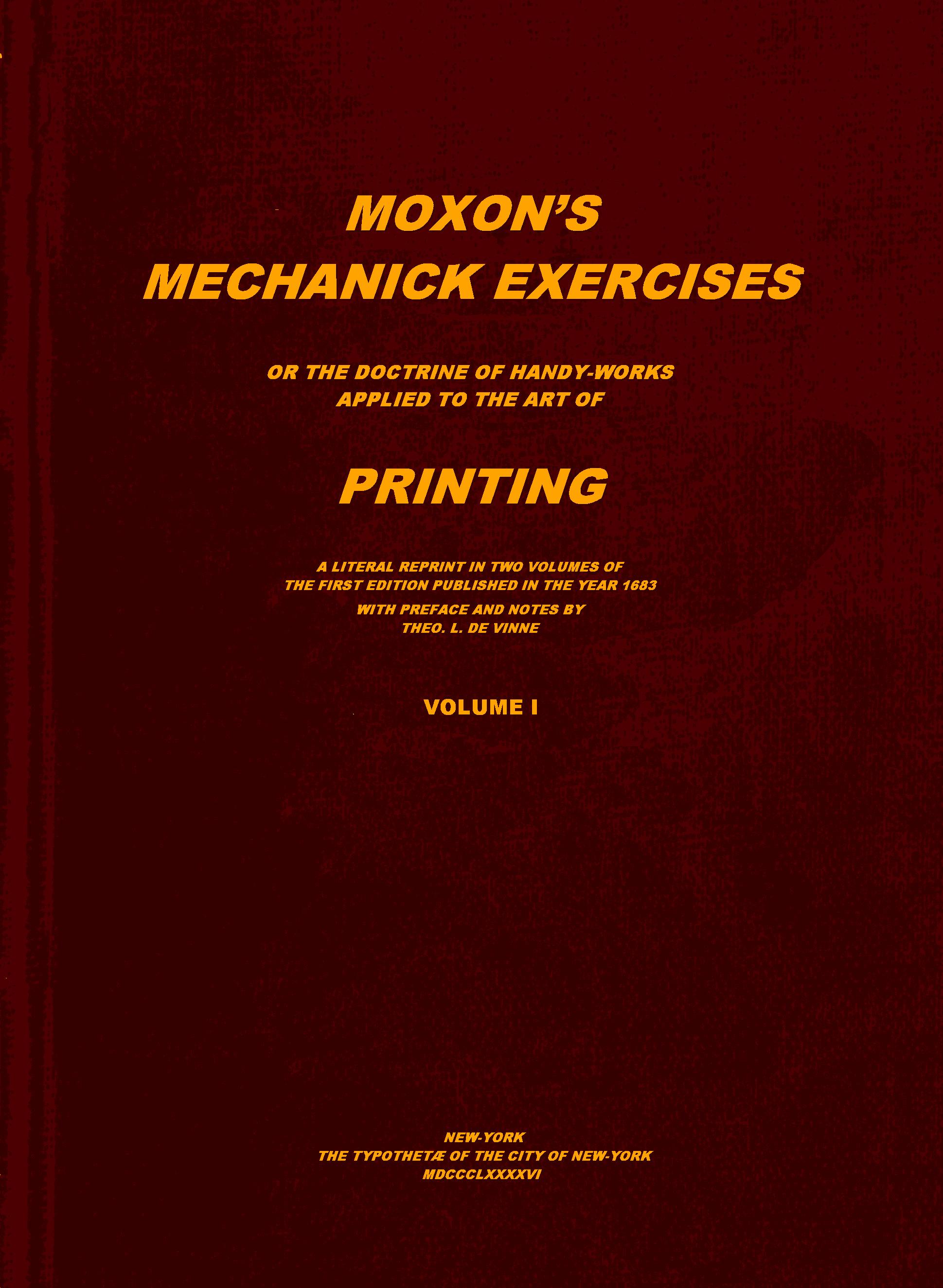Moxon’s Mechanick Exercises