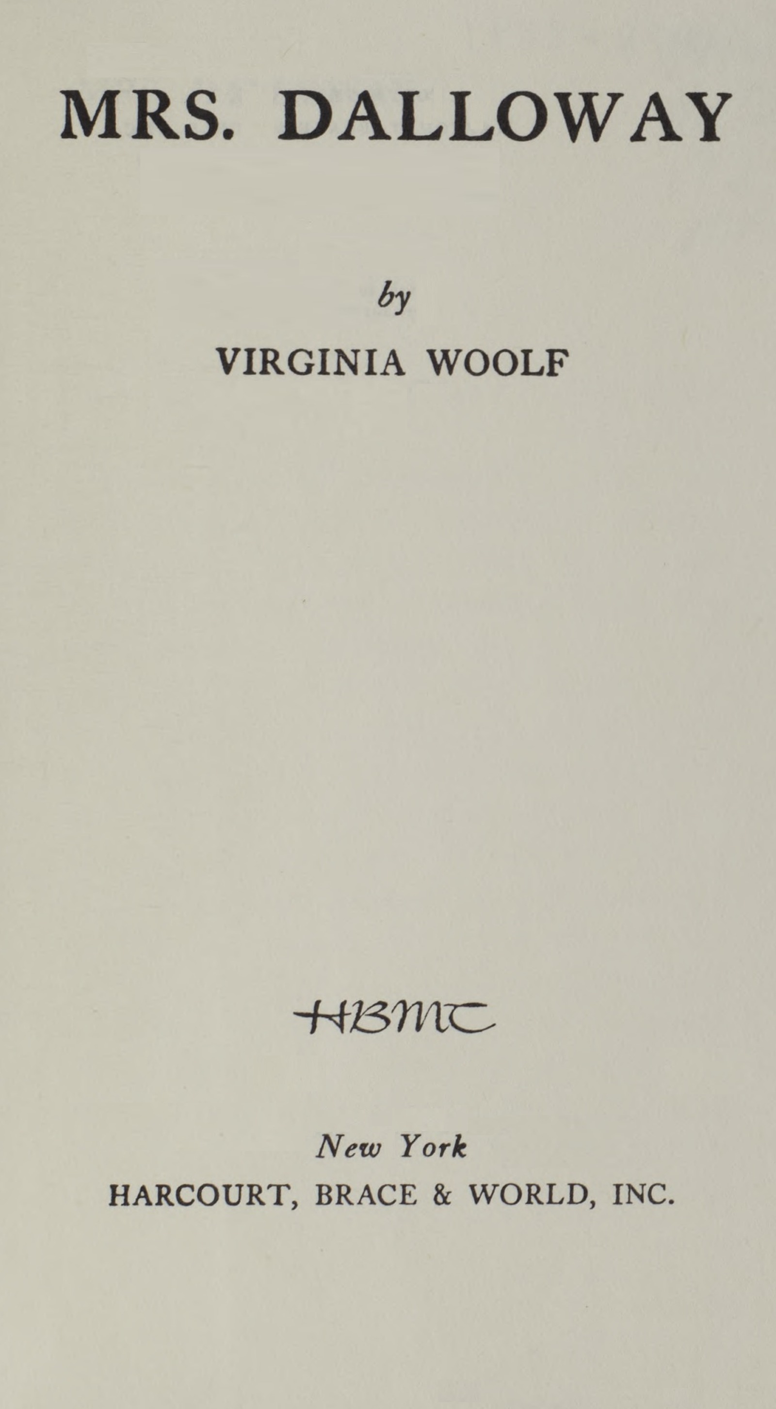 Mrs. Dalloway