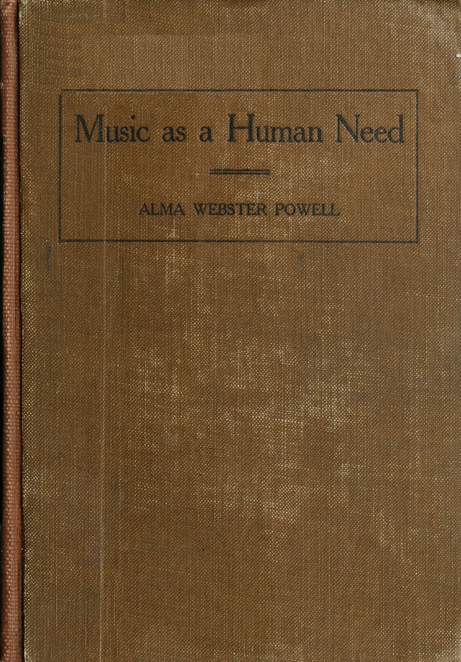 Music As A Human Need