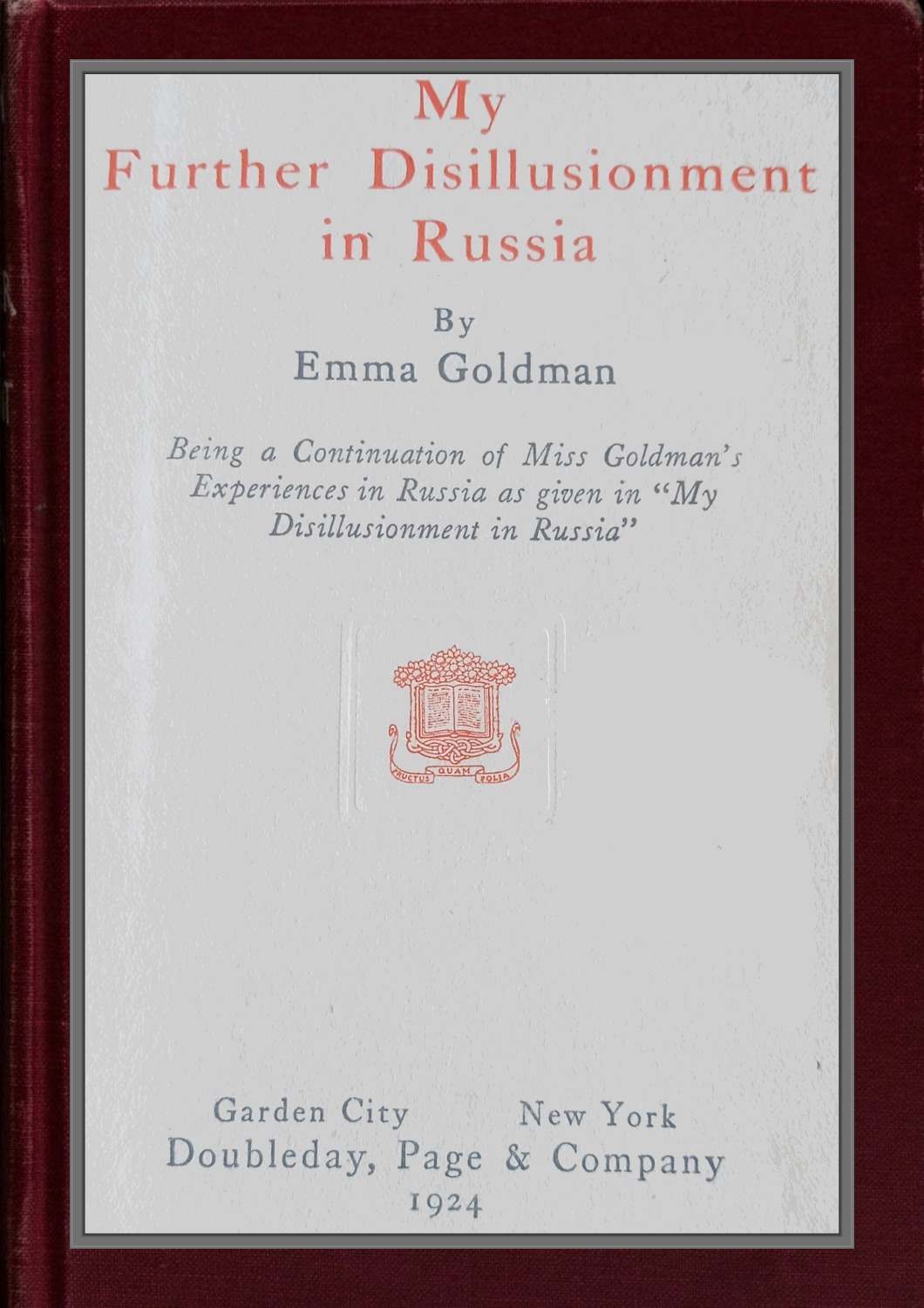 My further disillusionment in Russia