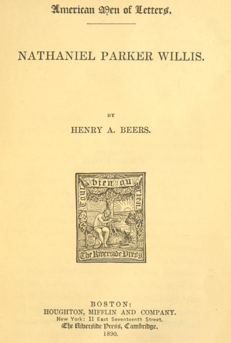 Nathaniel Parker Willis