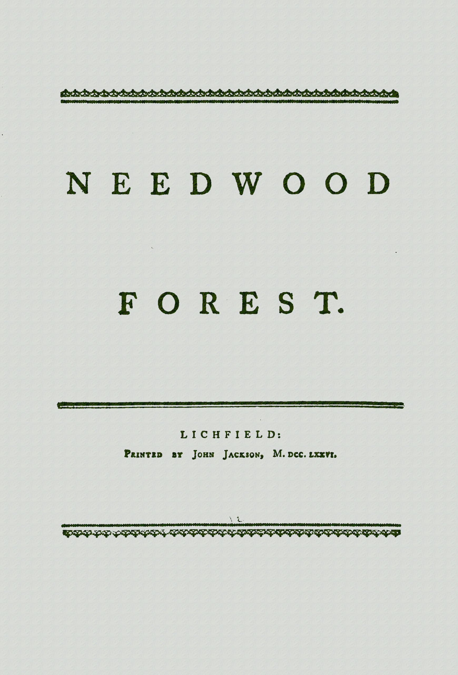 Needwood Forest