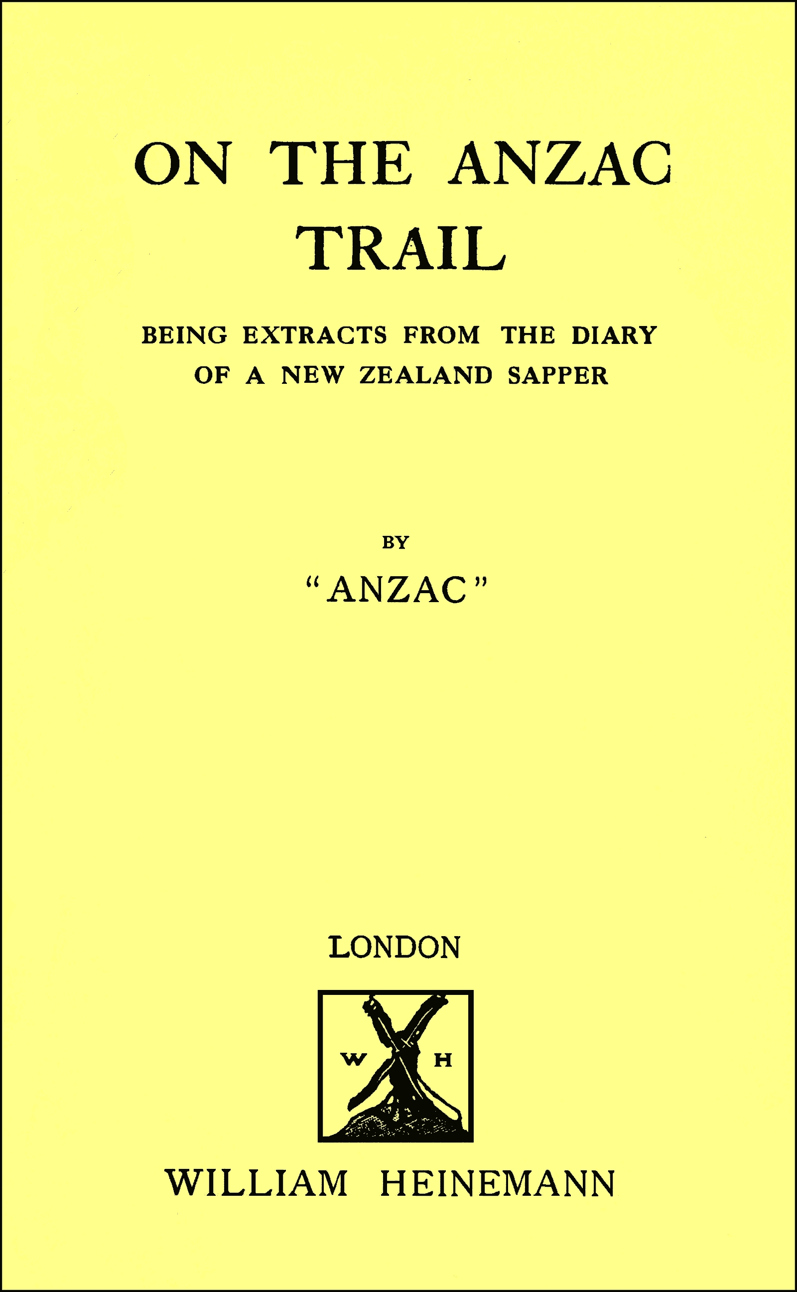 On the Anzac Trail