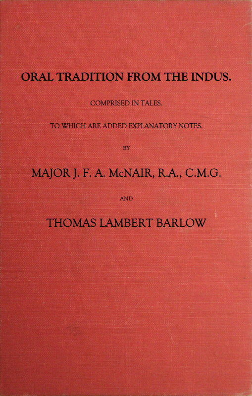 Oral Tradition from The Indus