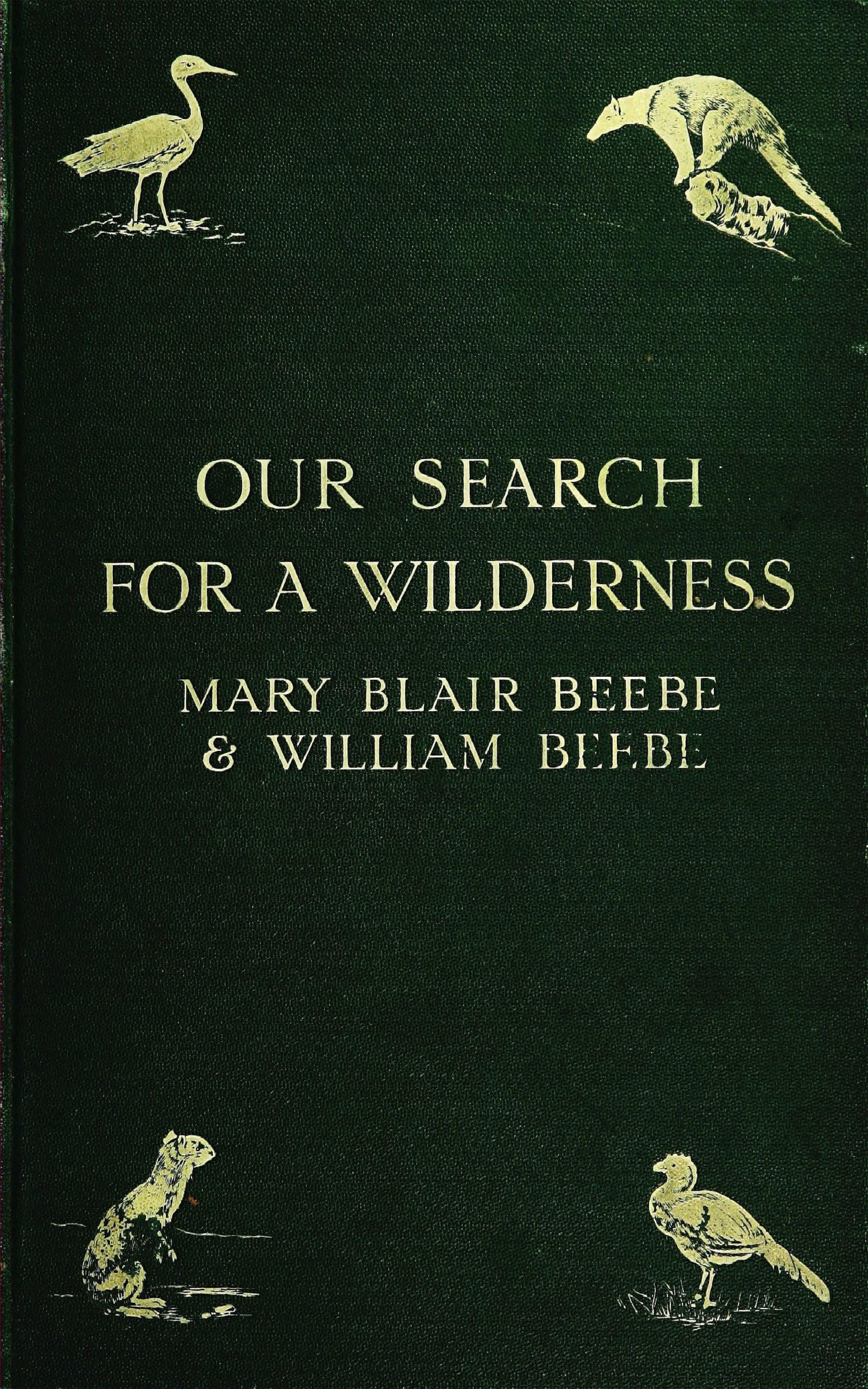 Our Search for a Wilderness