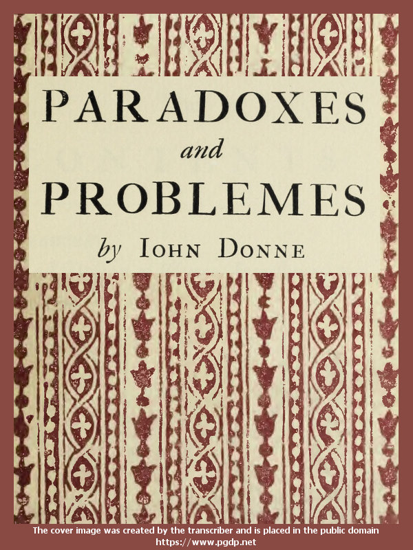 Paradoxes and Problemes